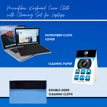 Introducing the Microfiber Keyboard Cover Cloth and Cleaning Set for Laptops