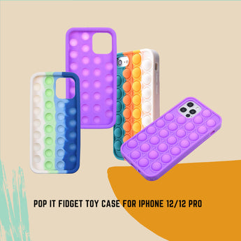 Protect and Destress: Introducing the iPhone 12/12 Pro Pop it Fidget Toy Case