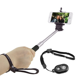 Selfie Stick with Bluetooth Remote for Smartphones