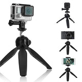 Tripod Base and Hand Stabilizer Grip for GoPro Hero,  Camera & Smartphone