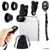 Universal 3in1 Lens Kit and Shutter Remote for Smartphone