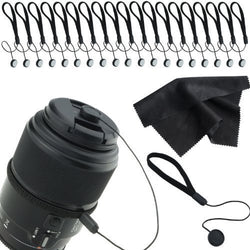 Lens Cap Keepers for SLR or DSLR Camera - 20 Pack