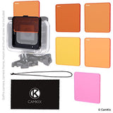 Diving Filter Kit for GoPro Hero 6 / 5 Black - 5 Filters - Waterproof Housing