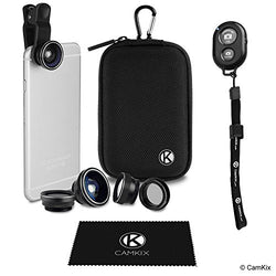 Universal 5in1 Lens Kit and Shutter Remote for Smartphone and Tablet