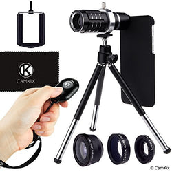 Lens Kit & Shutter Remote for iPhone 6/6s + 6 Plus/6s Plus - 4in1 - 12x Telephoto