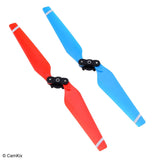 Propellers for DJI Mavic Pro - 1 Set (4 Blades) - Red + Blue