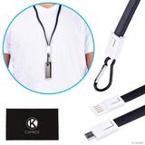 USB Lanyard for Ledger Nano S - Transport, Power and Data Transfer Cable