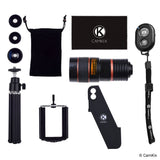 4-in-1 Lens Kit with Shutter Remote for iPhone X / Xs