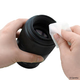 Lens and Screen Cleaning Kit - 5 Microfiber Cloths, 50 Wet Tissues