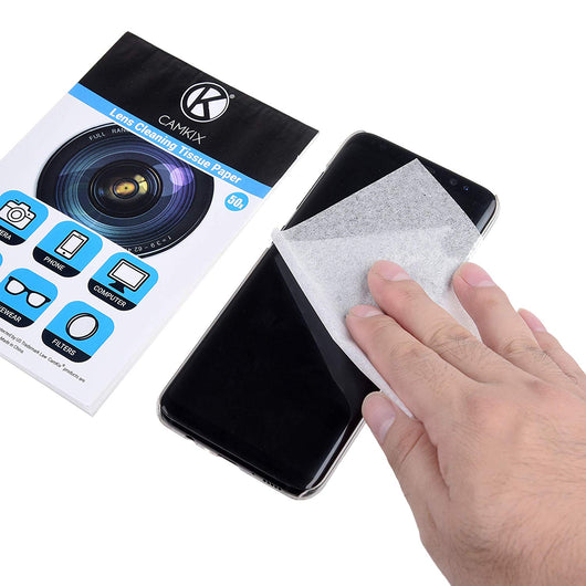500 Pieces Lens Cleaning Paper Tissue and 2 Double Sided Cleaning  Cloth-Lens Cleaning Paper for Camera Lenses, Microscopes, Computer Screens