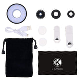 Universal Lens Kit with LED Ring for Smartphone and Tablet